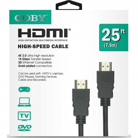 CABLE HDMI 25FT